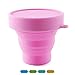Collapsible Silicone Cup for Menstrual Cup Sterilizing, Reusable Food-Grade Silicone Cup for Camping Hiking Traveling
