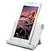 Adjustable Phone Stand Multi-angle Cell Phone Holder Foldable Mobile Phone Dock Portable Desktop Tablet Stand Compatible with Phone 13 12 Pro Max Mini 11 Xr 8 Plus SE Android Smartphone Pad (White)