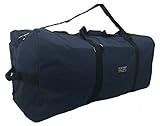 Heavy Duty Square Cargo Duffel 42 Inch Jumbo Football Ball Gear Bag Large Hockey Equipment Bag Sport Duffle Travel Bag Rooftap Rack Bag-Navy