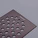 Shower Drain Cover -TRUSTMI Square 4-1/4-inch Screw-in Floor Drainer Grate, Oil Rubbed Bronze, Also Chrome and Brushed Nickel for Choose