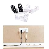 oineke Self-Adhesive Wire Organizer Fixed Clamp Computer Data Cable Storage Finisher Cord Management