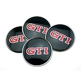 4pcs C059 65mm Car Styling Accessories Emblem Badge Sticker Wheel Hub Caps Centre Cover GTI VW Volkswagen MK4 MK5 MK6 Golf Polo