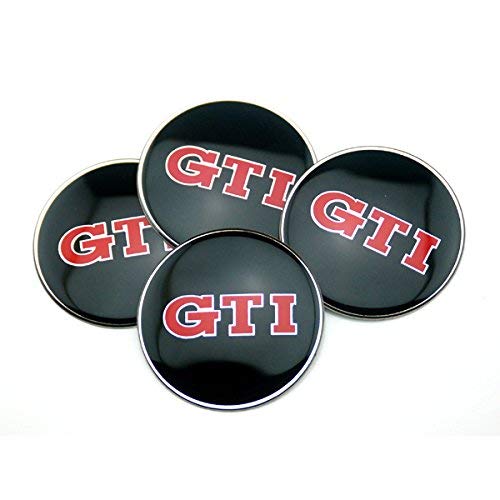 4pcs C059 65mm Car Styling Accessories Emblem Badge Sticker Wheel Hub Caps Centre Cover GTI VW Volkswagen MK4 MK5 MK6 Golf Polo