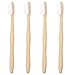 Eroboo Natural Bamboo Toothbrush Green Biodegradable Soft Bristles 4 Packs for Adult