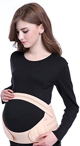 Pregnancy Support Abdomen Belt Belly Brace Breathable Abdominal Binder Women's Breathable Maternity Wear Band Girdle Belly Bands ，4 sizes an Upgraded Version (XXL)