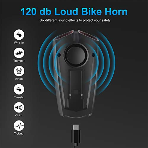VLOXO Wireless Bike Speedometer with LED Bike Light, USB Rechargeable