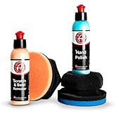 Adam's Polishes Car Scratch & Swirl Remover Hand Correction System, Remove & Restore Paint Transfer, Minor Imperfections, Oxidation, Paired with Orange Compound Correction Pad Applicator (2 Step Kit)