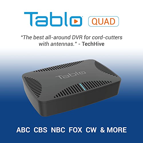 Tablo Quad OverTheAir [OTA] Digital Video Recorder [DVR] with WiFi