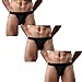 Avidlove Men Underwear Hollow Out Jock Strap Thongs 3-Pack Polyamide Briefs