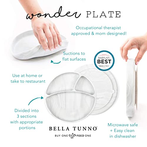 BELLA TUNNO Silicone Suction Plate, Perfect for Babies, Toddlers, Girls