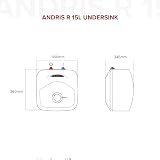 Ariston Andris R 15 Litre Undersink Water Heater 2kW UK Install view 4