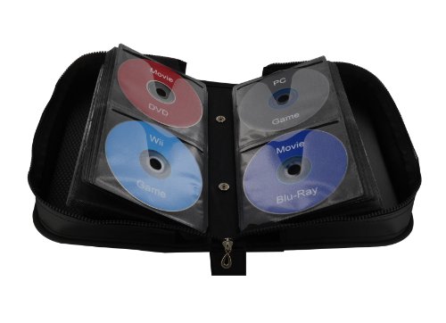 TekNmotion 120 Capacity CD/DVD Carry Case (Black)