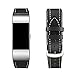 Dizywiee for fitbit charge 2 bands, Fitbit charge 2 accessory wristband with stainless steel connector, Genuine leather charge 2 replacement bands women men