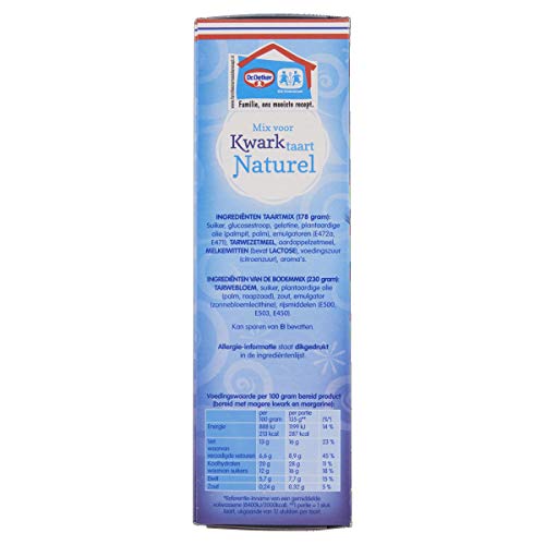Dr.Oetker Kwarktaart Naturel, taartmix voor 12 taartpunten (408 g) - Afbeelding 6