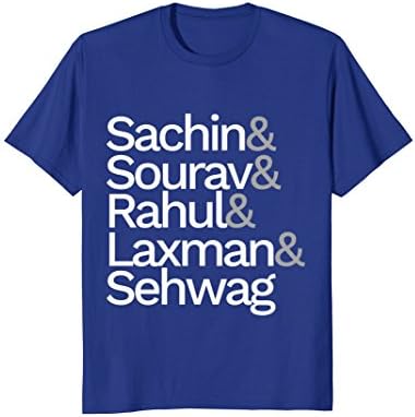 Mens Indian Cricket Team Fan T-Shirt XL Royal Blue