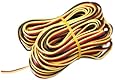 Hitec 50' 3-Color Heavy Gauge Servo Wire
