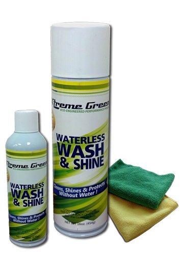 Xtreme Green Waterless Wash and Shine - (Pack of 1 x 16 oz can)