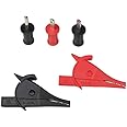Klein Tools 69360 Alligator Clips, Outlet Tabs / Prongs Circuit Connectors Accessory Pack, Use with Klein Tools Cat. No. ET450, 5-Piece