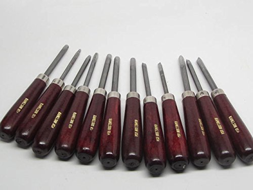 Woodcarvers Eye Punches Round Oval 12pc Character Face Portrait Ramelson USA