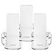 Myriann Wall Mount Bracket Wall Mount Stand Holder (3 Pack) for Linksys Velop Tri-band Whole Home WiFi Mesh System,Clear