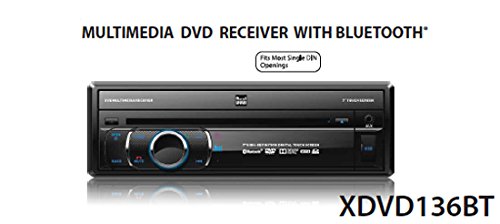 image for Dual Electronics XDVD136BT Multimedia Retractable & Detachable 7-inch 