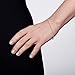 Amberta 925 Sterling Silver 2 mm Ball Chain Bracelet Length 7