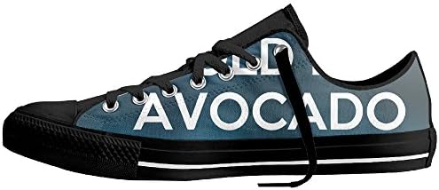 Keep Calm And Hold My Avocado Low-Cut Canvas Shoes Unisex Sneaker-All Season Casual Trainers For Men And Women ColourName Sizekey