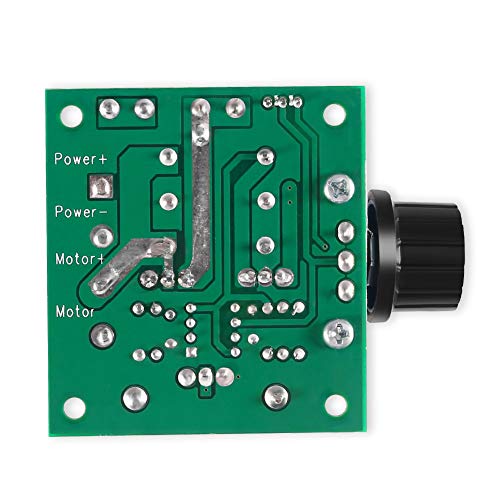12V-40V 10A PWM DC Motor Speed Controller, High Torque & Low Heat Radiation Frequency Controller with Knob-High Efficiency, Variable Speed Regulator Governor Switch