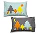 Where The Polka Dots Roam Twin Reversible Woodland Creatures Duvet Cover Set with 1 Reversible Pillowcase for Kids Bedding -Double Brushed Ultra Microfiber Luxury Bed Sheet Set (66