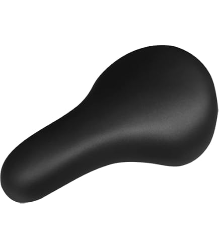 Sunlite MX Juvenile Saddle – Purple, 9x5.5, Steel Rails, Kids Bike Seat