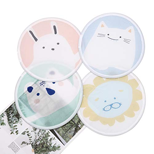 MeiMeiDa 10 PCS Round Foldable Fan Pocket Folding Fans with Pouch, Collapsible Fans Handheld for Everybody at The Party as Dec or Goody Bags Fillers and Generate a Breeze for Yourself in Summer