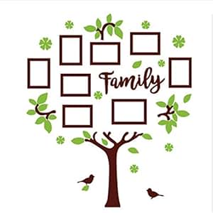 LIYAN Árbol Genealógico Marco De Fotos Pegatinas De Pared 3D Estéreo