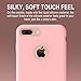 TORRAS iPhone 7 Plus Case/iPhone 8 Plus case, Liquid Silicone Rubber Slim Fit Soft Phone Case with Microfiber Cloth Lining Compatible with iPhone 7 Plus/iPhone 8 Plus, Pink