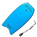 BEACON Bodyboard with Wrist Leash, EPS Core, and Slick Bottom - Blue Bodyboards - 3 Sizes - 33", 37" or 41"