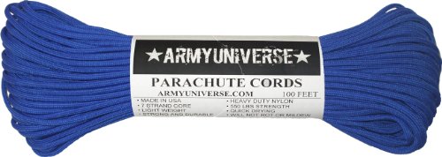 Army Universe Royal Blue 550LB Military Nylon Paracord Rope 100 Feet