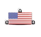 Free Thought Designs EZ Pass and I Pass Holder for New Toll Transponders - American Flag - 3 Point Mount (1 Pack)