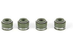 Valve Seals, 4PCS Valve Seals Replace Accessories Fit for TRX400EX 250X Rincon 680 Sportrax 400 FourTrax Foreman 350 Big Red 