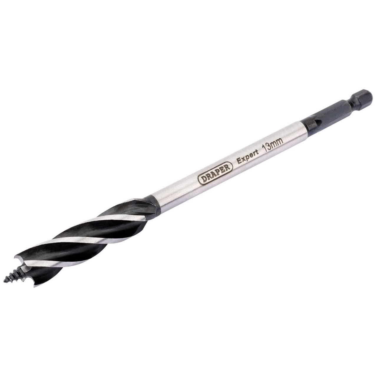 Draper 35093 Expert 4 Fluted Vortex Auger Bit, 13mm x 165mm