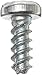 Small Parts 0204LTP Steel Thread Rolling Screw for Plastic, Zinc Plated, Pan Head, Star Drive, #2-28 Thread Size, 1/4