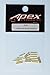 Apex RC Products 2.0mm Male/Female Gold Plated Bullet Connectors Plugs - 10 Pair #1100