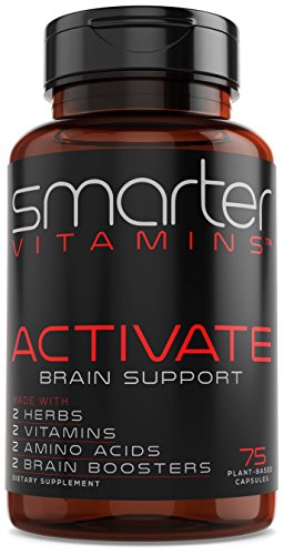 Brain Support Supplement Promotes Memory + Clarity, Brain Health + Brain Function, Premium Brain Vitamins for Focus W/Bacopa 50%, Alpha-GPC, L-Dopa, L-Theanine, Vitamin B3 + B6