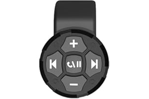 Wireless Media Button Controller BT5.3 Remote for Android iOS Devices with Adjustable Silicone Strap IP67 10M RangeSelfie Com