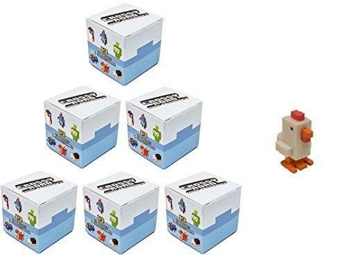 Crossy Road Mystery Mini Figure Blind Box Set of 6 : Includes 6 Random Bind Figures