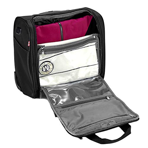 TPRC-15-Smart-Under-Seat-Carry-On-Luggage-with-USB-Charging-Port-Black-Option-One-Size