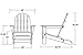 POLYWOOD AD5030SR Classic Folding Adirondack Chair, 38.5