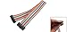 uxcell 2.54mm Pitch 16 Pin F/F IDC Connector Rainbow Color Ribbon Flat Cable