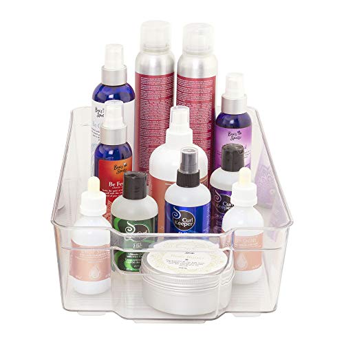 JinaMart X-Large Fridge & Refrigrator Organizer Storage Bins | Freezer, Office, Bathroom, Pantry Organizer Bin | BPA Free Clear Stackable Plastic Storage Bins Rack with Handles | 4 Packs - Thumbnail 5