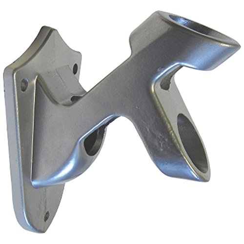 Heavy Duty Aluminum Flagpole Mounting Bracket, Two Position Bracket for 1