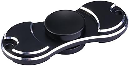 Fidget Spinners, Aestheticism Fidget toys - Ultra Fast Bearings - Hand spinner - Great Gift for ADD, ADHD, Anxiety, and Autism Adult Children Student Teen (Black)