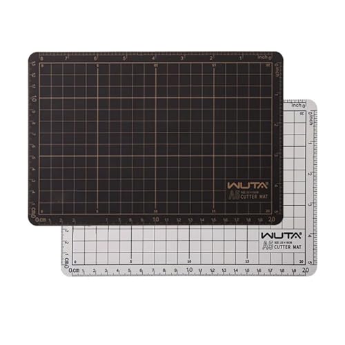WUTA Self Healing Sewing Mat, New Fabric Cutting Mat, Leather Cutting Board Sewing Table Mats A5 Professional Double-Sided Cutting Mat (9 x 6 inch)